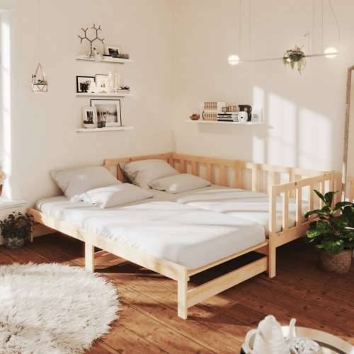 Dnevni krevet na razvlačenje 90 x 200 cm od masivne borovine Cijena