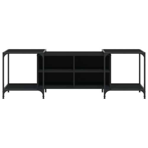 TV ormarić crni 153 x 37 x 50 cm od konstruiranog drva Crna 1 153 cm Cijena