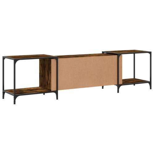 TV ormarić boja dimljenog hrasta 203x37x50 cm konstruirano drvo - Dimljeni hrast 1 203 cm Cijena