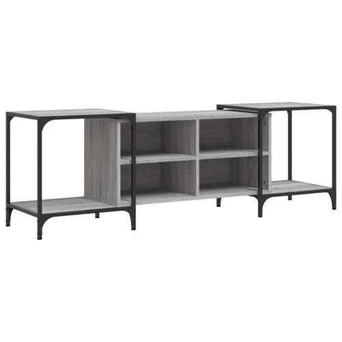TV ormarić boja hrasta sonome 153x37x50 cm konstruirano drvo - Sivi hrast sonoma 1 153 cm Cijena