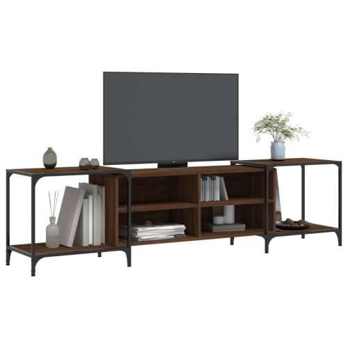 TV ormarić smeđa boja hrasta 203 x 37 x 50 cm konstruirano drvo - Smeđi hrast 1 203 cm Cijena
