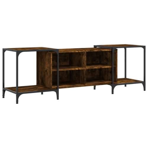 TV ormarić boja dimljenog hrasta 153x37x50 cm konstruirano drvo - Dimljeni hrast 1 153 cm Cijena