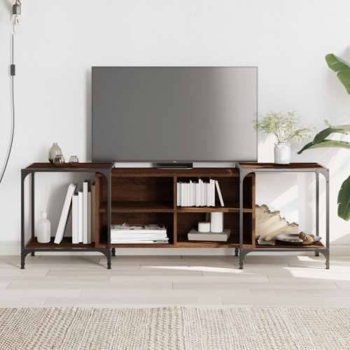 TV ormarić smeđa boja hrasta 153 x 37 x 50 cm konstruirano drvo - Smeđi hrast 1 153 cm Cijena