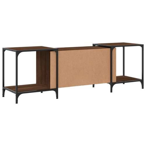 TV ormarić smeđa boja hrasta 153 x 37 x 50 cm konstruirano drvo - Smeđi hrast 1 153 cm Cijena