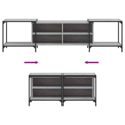 TV ormarić boja hrasta sonome 203x37x50 cm konstruirano drvo - Sivi hrast sonoma 1 203 cm Cijena