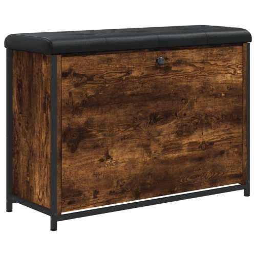 Klupa za cipele s preklopnom ladicom boja hrasta 82x32x56 cm - Dimljeni hrast 82 x 32 x 56 cm Cijena