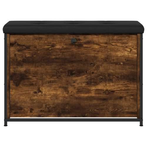 Klupa za cipele s preklopnom ladicom boja hrasta 82x32x56 cm - Dimljeni hrast 82 x 32 x 56 cm Cijena