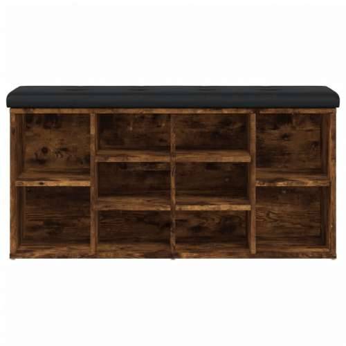 Klupa za cipele boja dimljenog hrasta 102 x 32 x 50 cm drvena - Dimljeni hrast 102 x 32 x 50 cm Cijena