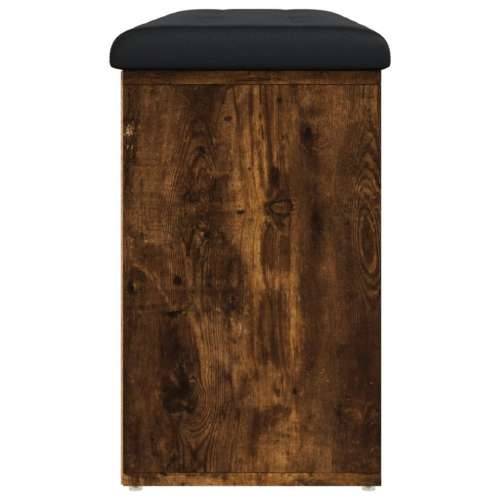 Klupa za cipele boja dimljenog hrasta 102 x 32 x 50 cm drvena - Dimljeni hrast 102 x 32 x 50 cm Cijena