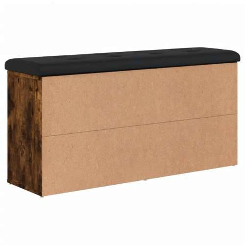 Klupa za cipele boja dimljenog hrasta 102 x 32 x 50 cm drvena - Dimljeni hrast 102 x 32 x 50 cm Cijena