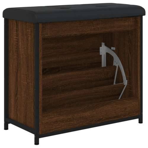 Klupa za cipele s preklopnom ladicom boja hrasta 62x32x56 cm - Smeđi hrast 62 x 32 x 56 cm Cijena