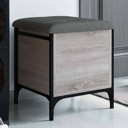 Klupa za cipele siva boja hrasta 42x42x45 cm konstruirano drvo - Sivi hrast sonoma 42 x 42 x 45 cm Cijena