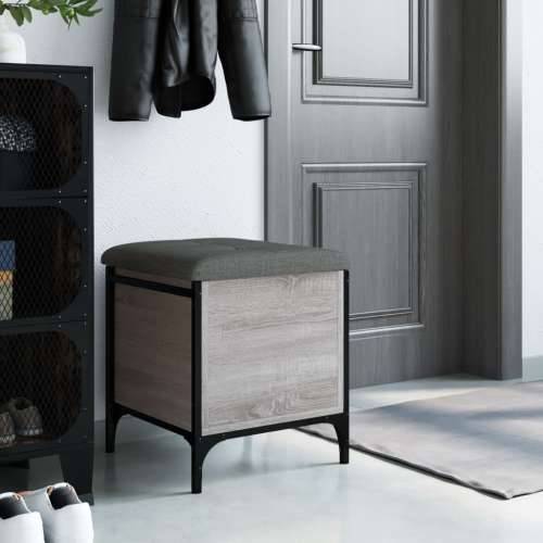Klupa za cipele siva boja hrasta 42x42x45 cm konstruirano drvo - Sivi hrast sonoma 42 x 42 x 45 cm Cijena