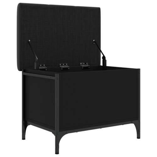 Klupa za pohranu crna 62 x 42 x 45 cm od konstruiranog drva - Crna 62 x 42 x 45 cm Cijena