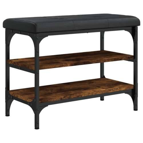 Klupa za cipele boja hrasta 62 x 32 x 47 cm konstruirano drvo - Dimljeni hrast 62 x 32 x 47 cm Cijena