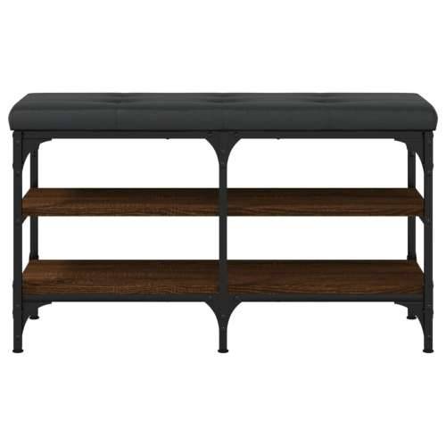 Klupa za cipele smeđa boja hrasta 82x32x47 cm konstruirano drvo - Smeđi hrast 82 x 32 x 47 cm Cijena