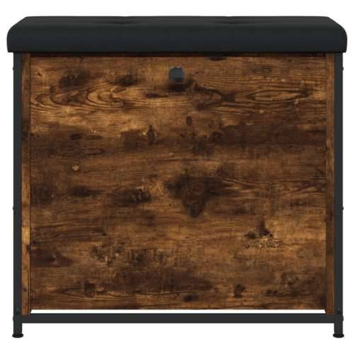 Klupa za cipele s preklopnom ladicom boja hrasta 62x32x56 cm - Dimljeni hrast 62 x 32 x 56 cm Cijena