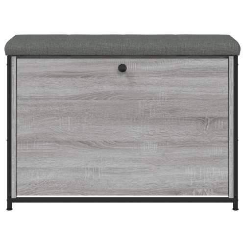 Klupa za cipele s preklopnom ladicom boja hrasta 82x32x56 cm - Sivi hrast sonoma 82 x 32 x 56 cm Cijena
