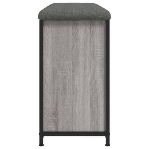 Klupa za cipele s preklopnom ladicom boja hrasta 82x32x56 cm - Sivi hrast sonoma 82 x 32 x 56 cm Cijena