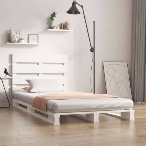 Okvir za krevet od borovine bijela 90x190 cm jednokrevetni - Bijela 90 x 190 cm Cijena