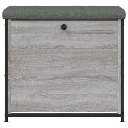 Klupa za cipele s preklopnom ladicom boja hrasta 62x32x56 cm - Sivi hrast sonoma 62 x 32 x 56 cm Cijena