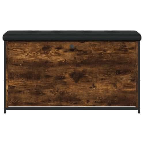 Klupa za cipele s preklopnom ladicom boja hrasta 102x32x56 cm - Dimljeni hrast 102 x 32 x 56 cm Cijena