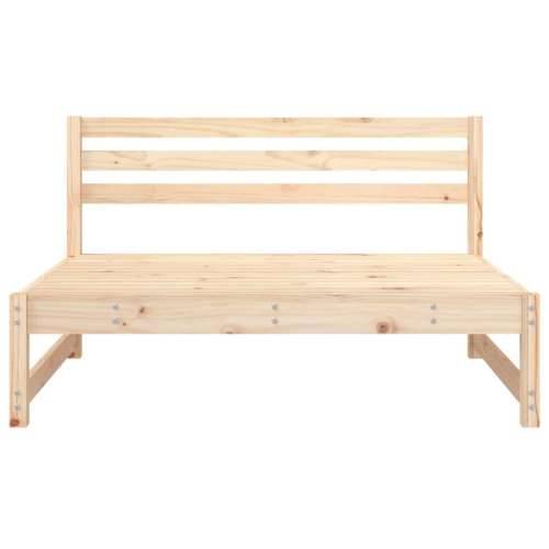 Srednja vrtna sofa 120 x 80 cm od masivne borovine Prirodna boja bora 1 srednja sofa Cijena