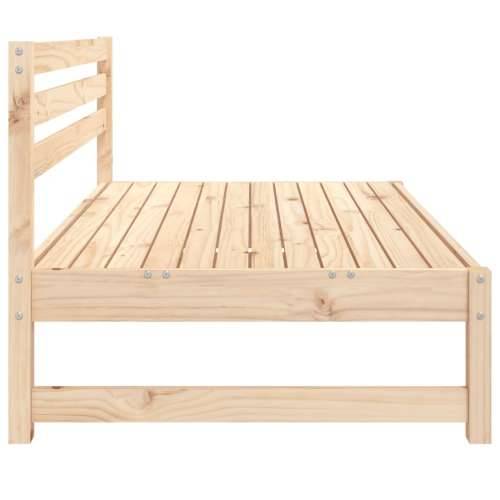 Srednja vrtna sofa 120 x 80 cm od masivne borovine Prirodna boja bora 1 srednja sofa Cijena