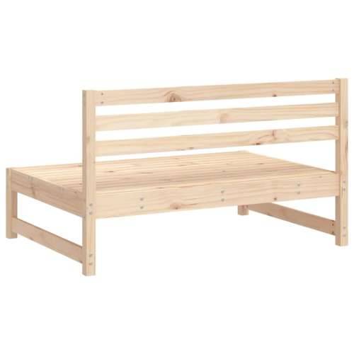 Srednja vrtna sofa 120 x 80 cm od masivne borovine Prirodna boja bora 1 srednja sofa Cijena