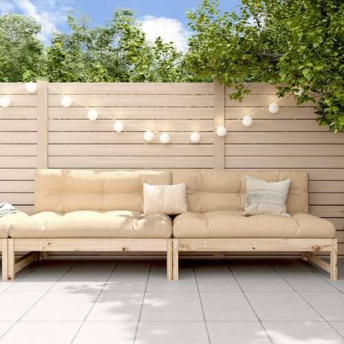 Srednja vrtne sofe 2 kom 120 x 80 cm od masivne borovine - Prirodna boja bora 1 Srednja sofa (2 kom) Cijena