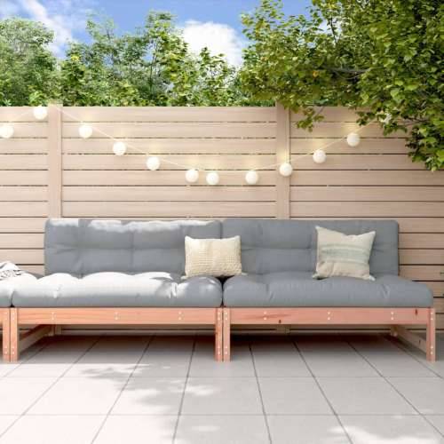 Srednja vrtne sofe 2 kom 120 x 80 cm od masivnog drva duglazije - Prirodni douglas 1 Srednja sofa (2 kom) Cijena