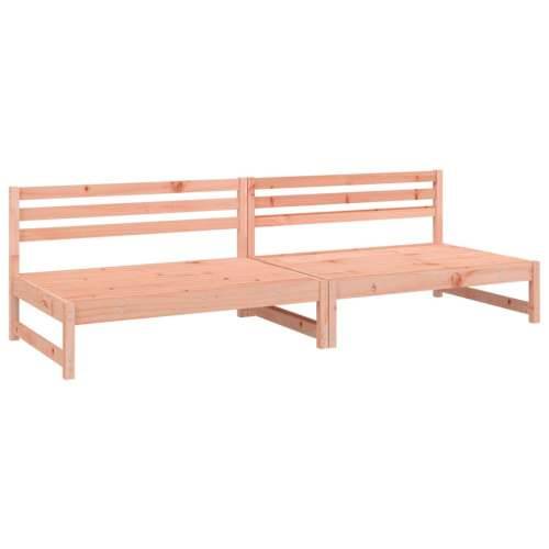 Srednja vrtne sofe 2 kom 120 x 80 cm od masivnog drva duglazije - Prirodni douglas 1 Srednja sofa (2 kom) Cijena