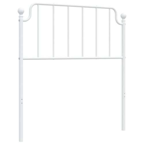 Metalno uzglavlje bijelo 90 cm - Bijela 90 cm 1 Cijena