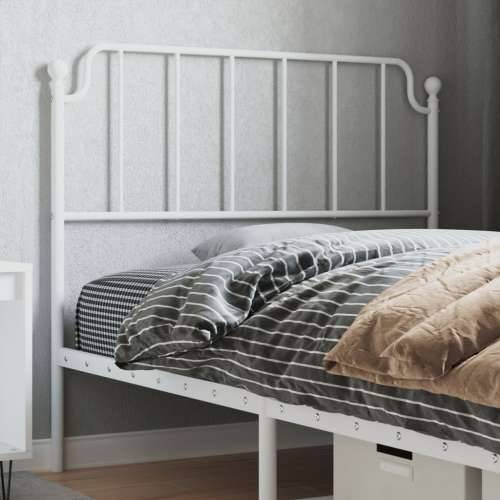 Metalno uzglavlje bijelo 107 cm - Bijela 107 cm 1 Cijena