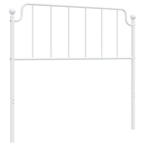 Metalno uzglavlje bijelo 107 cm - Bijela 107 cm 1 Cijena
