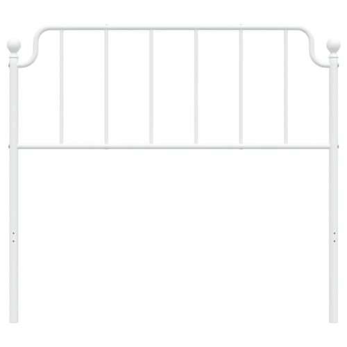 Metalno uzglavlje bijelo 107 cm - Bijela 107 cm 1 Cijena
