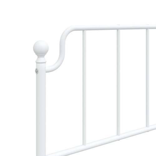 Metalno uzglavlje bijelo 107 cm - Bijela 107 cm 1 Cijena