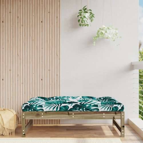 Vrtni tabure 120 x 80 cm od impregnirane borovine - Prirodno impregnirano 1 naslon za noge Cijena