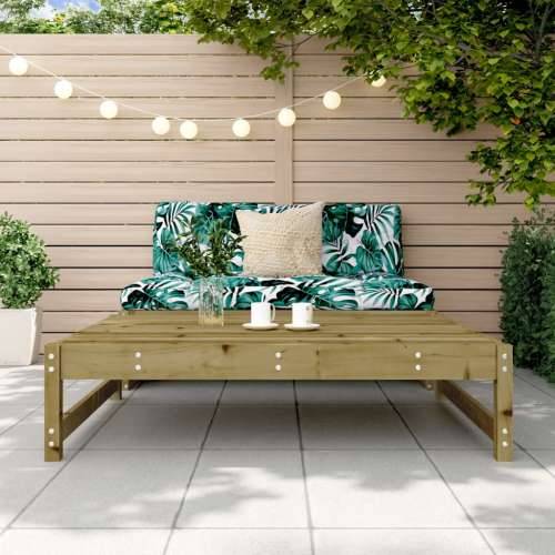 Vrtni tabure 120 x 80 cm od impregnirane borovine - Prirodno impregnirano 1 naslon za noge Cijena