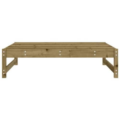 Vrtni tabure 120 x 80 cm od impregnirane borovine - Prirodno impregnirano 1 naslon za noge Cijena
