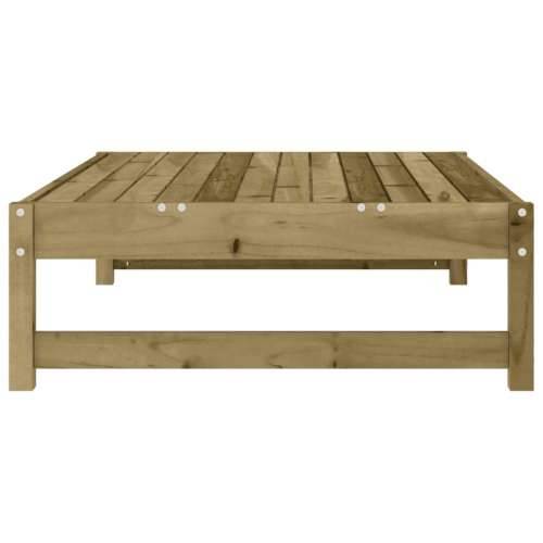 Vrtni tabure 120 x 80 cm od impregnirane borovine - Prirodno impregnirano 1 naslon za noge Cijena