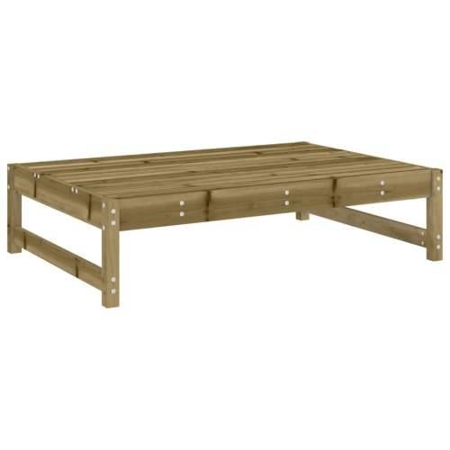 Vrtni tabure 120 x 80 cm od impregnirane borovine - Prirodno impregnirano 1 naslon za noge Cijena
