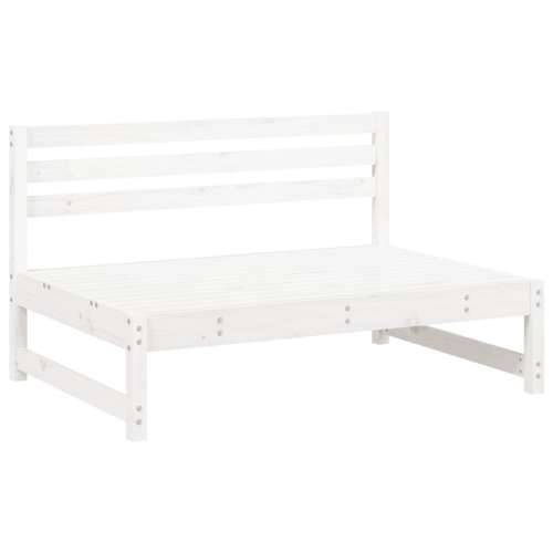 Srednja vrtne sofe 2 kom bijele 120 x 80 cm od masivne borovine - Bijela boja bora 1 Srednja sofa (2 kom) Cijena