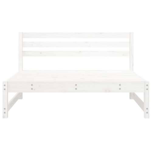 Srednja vrtne sofe 2 kom bijele 120 x 80 cm od masivne borovine - Bijela boja bora 1 Srednja sofa (2 kom) Cijena