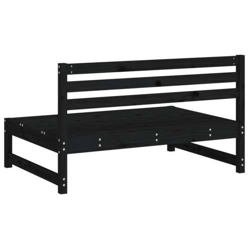 Srednja vrtne sofe 2 kom crne 120 x 80 cm od masivne borovine - Crna boja bora 1 Srednja sofa (2 kom) Cijena