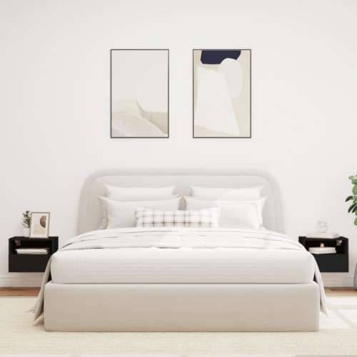 Zidni TV ormarići 2 kom crni 40 x 30 x 30 cm konstruirano drvo - Crna 2 40 cm Cijena