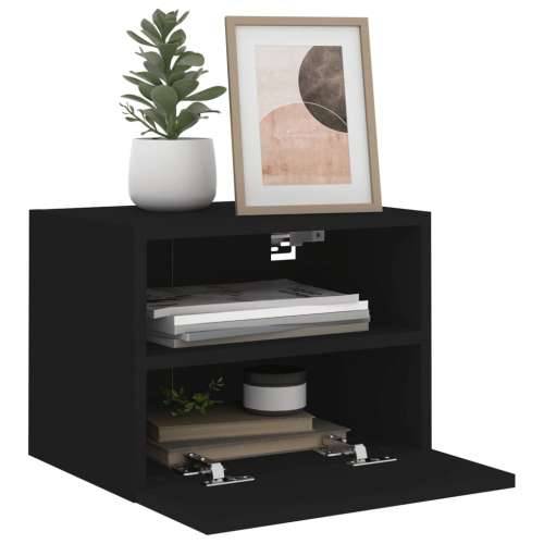 Zidni TV ormarići 2 kom crni 40 x 30 x 30 cm konstruirano drvo - Crna 2 40 cm Cijena