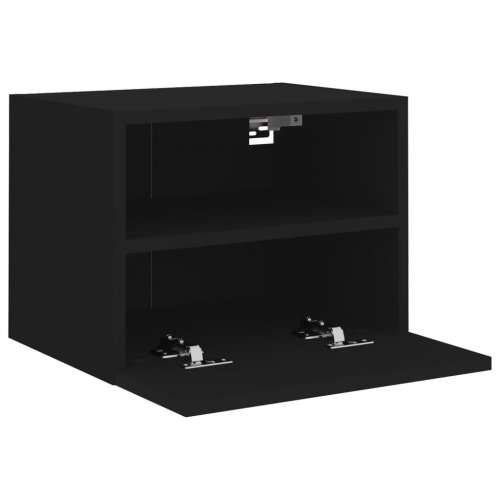 Zidni TV ormarići 2 kom crni 40 x 30 x 30 cm konstruirano drvo - Crna 2 40 cm Cijena