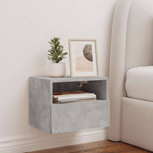 Zidni TV ormarić siva boja betona 40x30x30 cm konstruirano drvo - Beton siva 1 40 cm Cijena