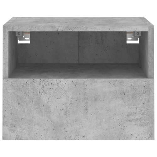 Zidni TV ormarić siva boja betona 40x30x30 cm konstruirano drvo - Beton siva 1 40 cm Cijena